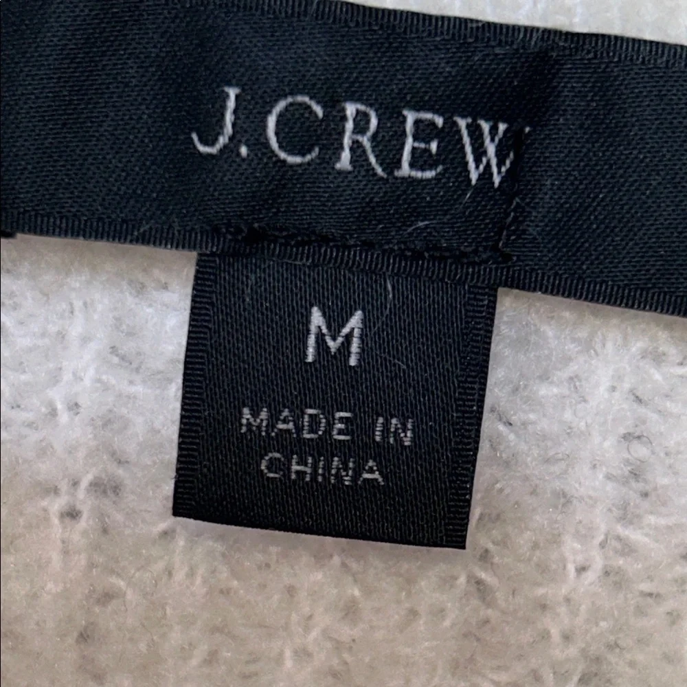 J. Crew Women's Cream Crew Neck Sweater